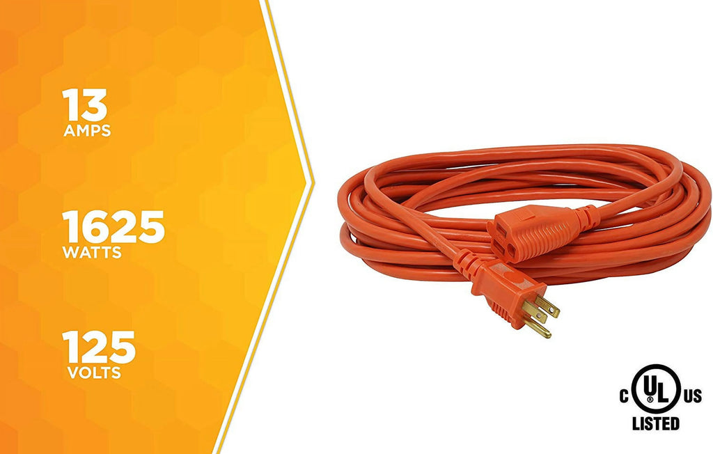 16 Gauge 100' Orange SJTW Extension Cord H260319