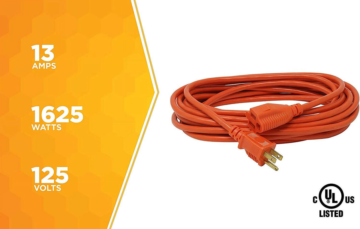 16 Gauge 100' Orange SJTW Extension Cord H260319
