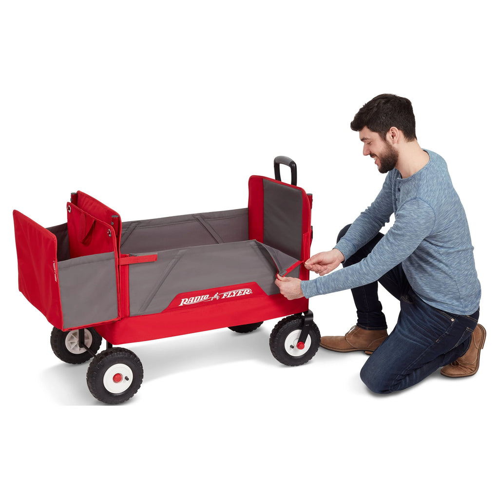 3-in-1 All-Terrain Fold Wagon with Canopy Q78271