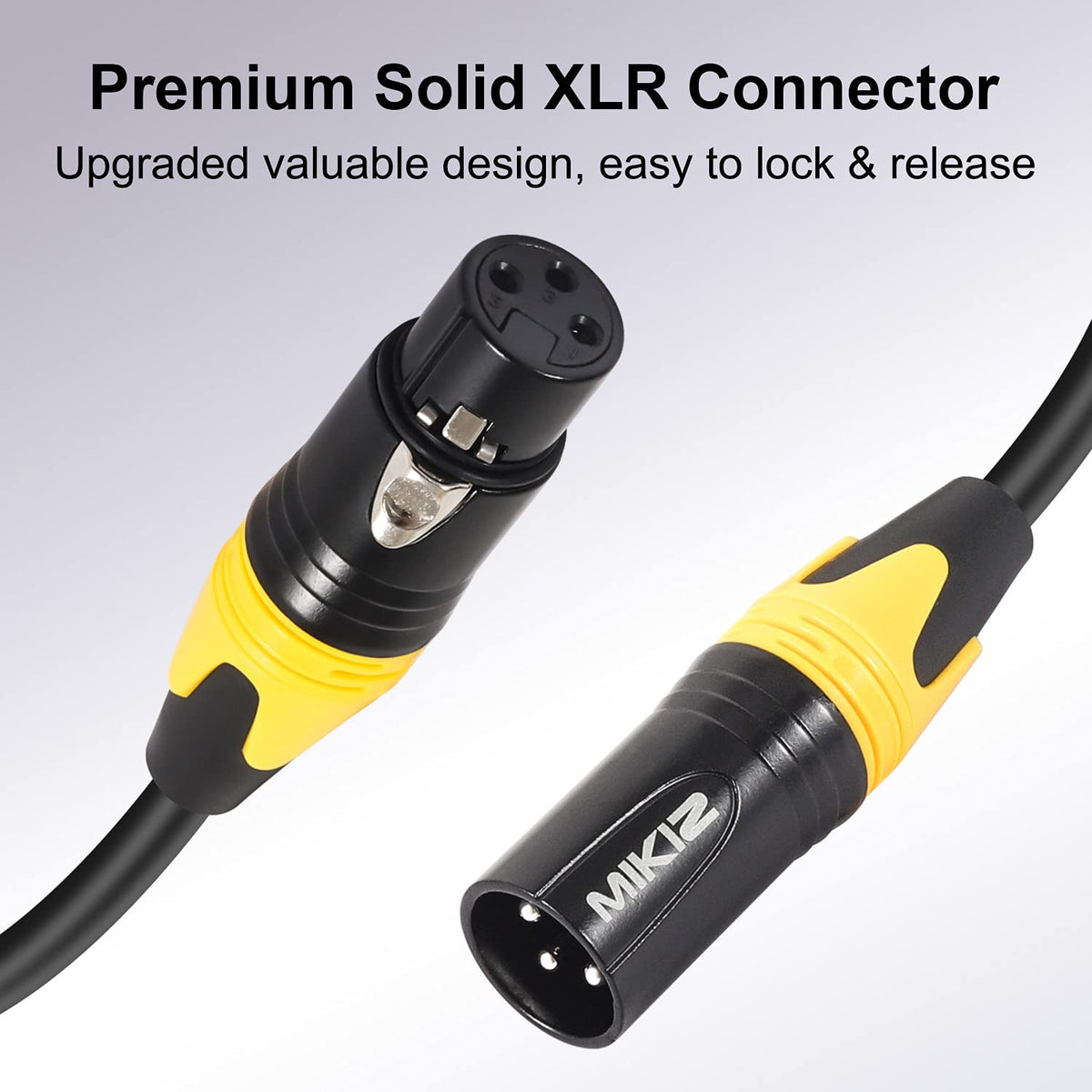 XLR Microphone Cables 25ft 4 Pack R59896