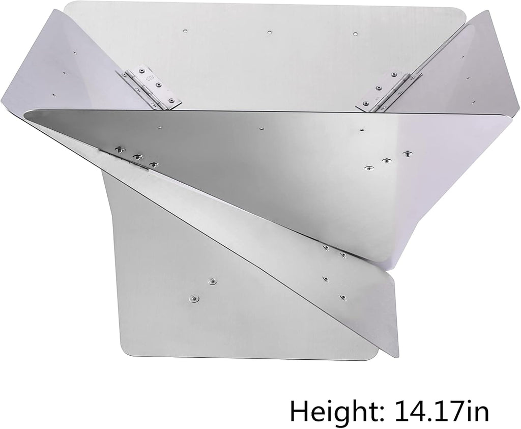 Foldable Large Stainless Steel Fire Pit Z72091