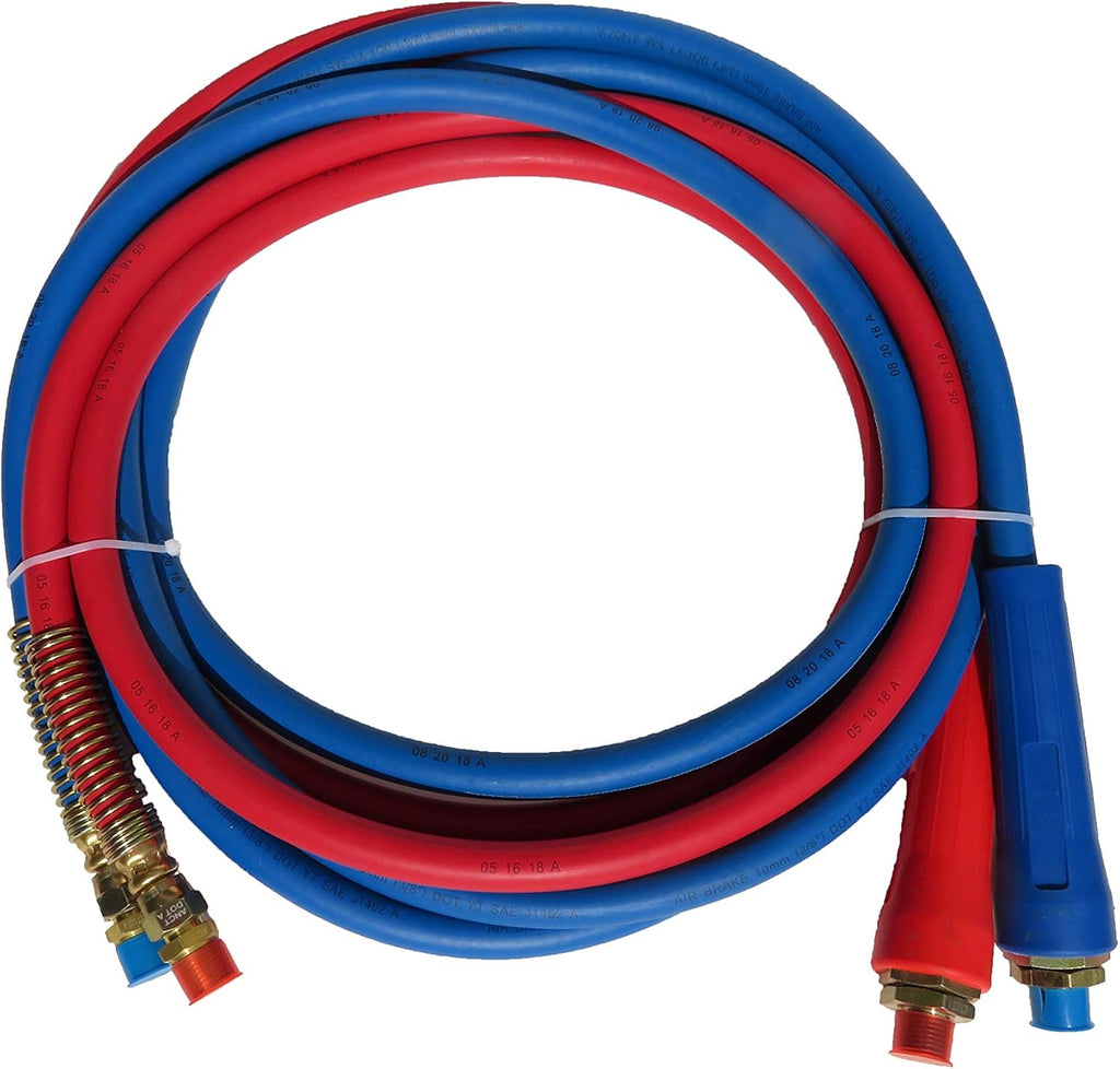 15' Heavy Duty Air Line Hose Assembly Pack of 2 W7254
