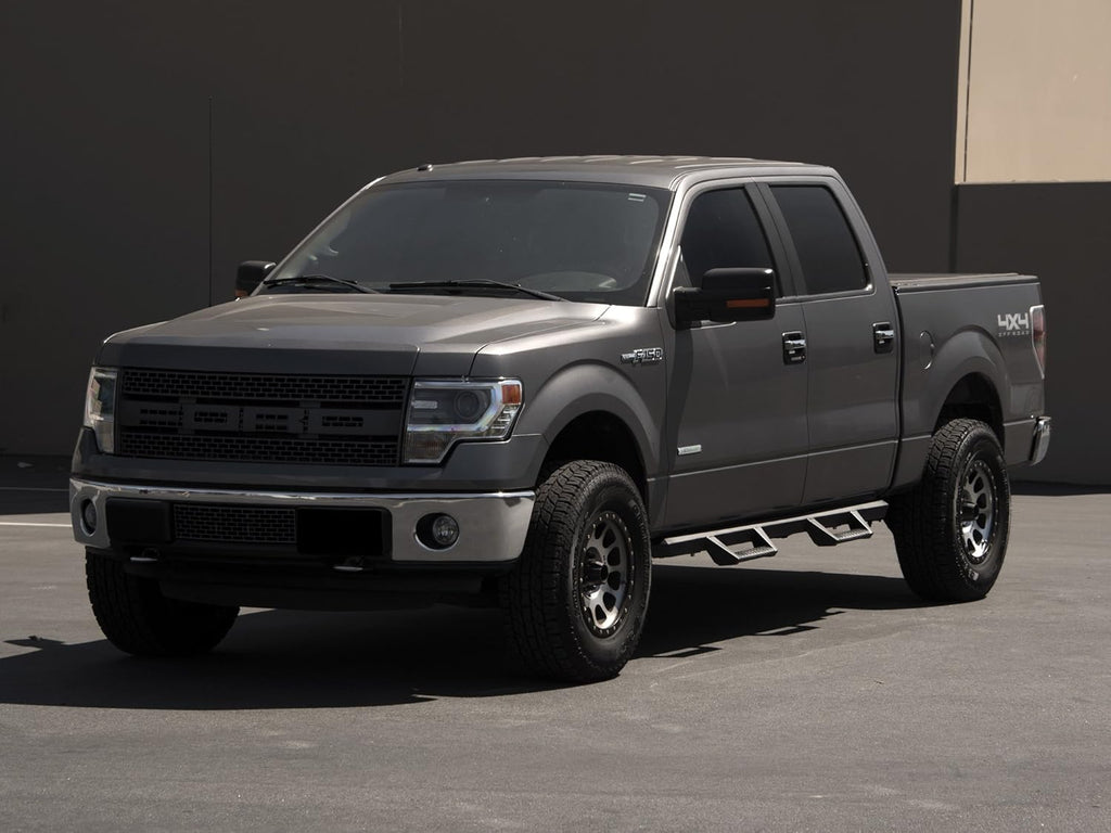 Matte Black Drop Step Bars L7765