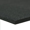 Black Rubber Garage Flooring Sheets and Rolls 3/8 in. T x 4 ft. W x 4 ft. L R931907