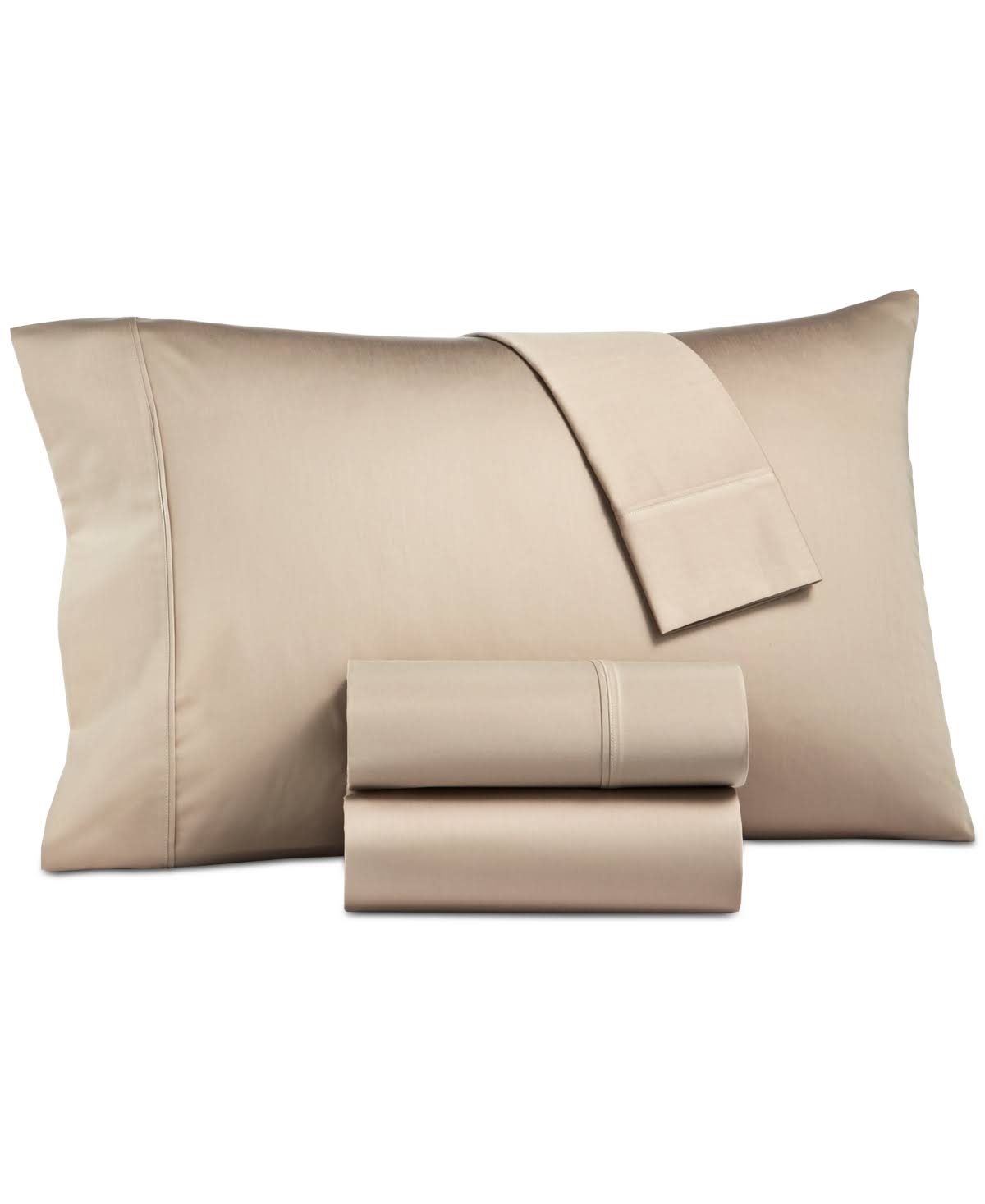 1250 Thread Count 4 pc. Sateen Sheet Set, King - Taupe U50023