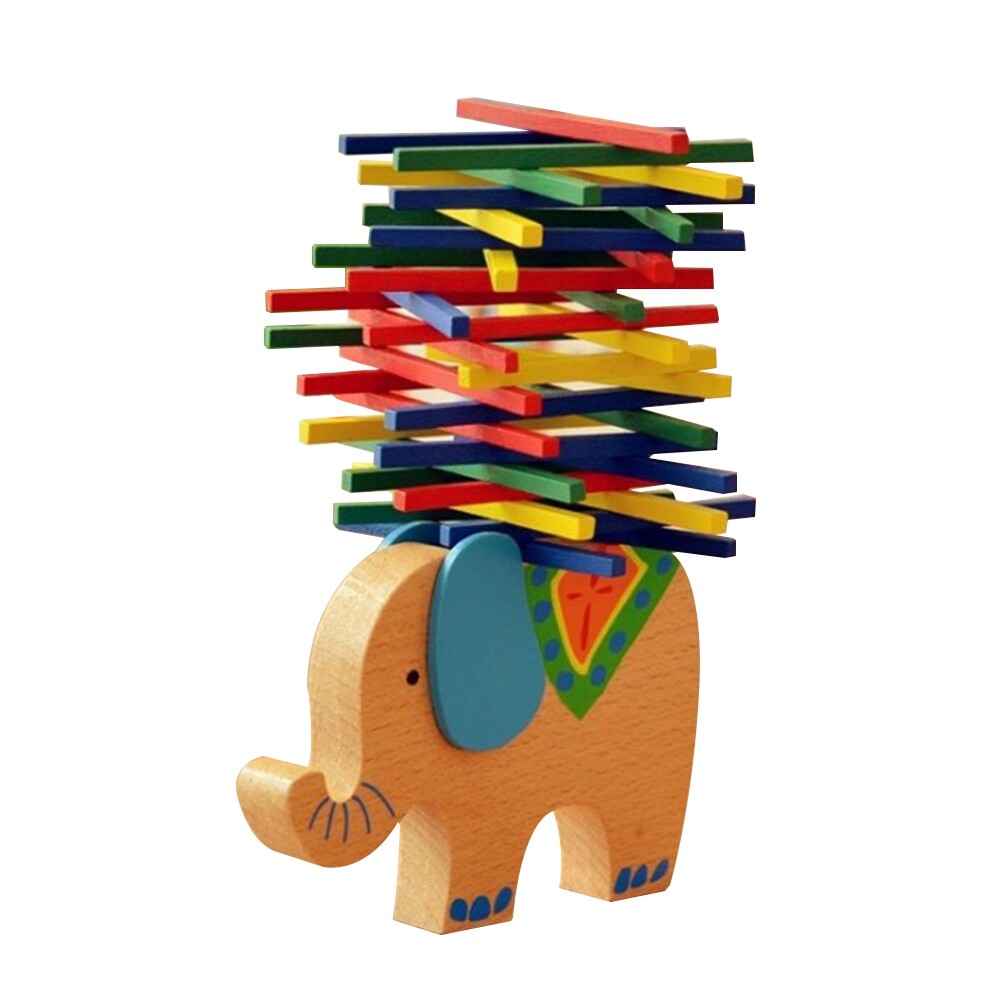 Wooden Stackable Building Blocks Educational Toys C6548