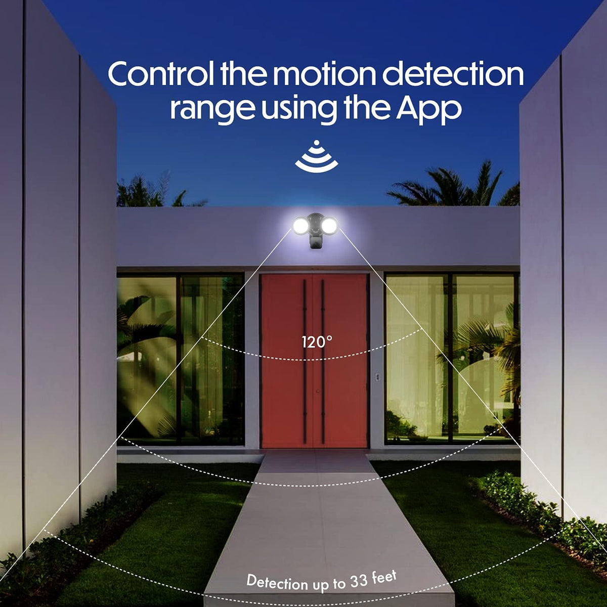 3-in-1 Wired Smart Flood Light, Charger and Mount with Motion Sensor and Timer Control T531822
