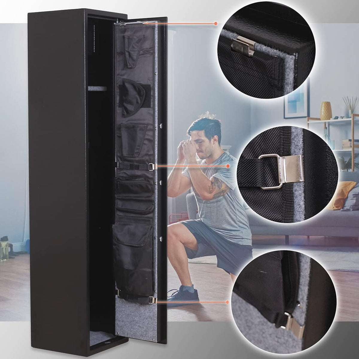 Rifle Safe Door Organizer F12439