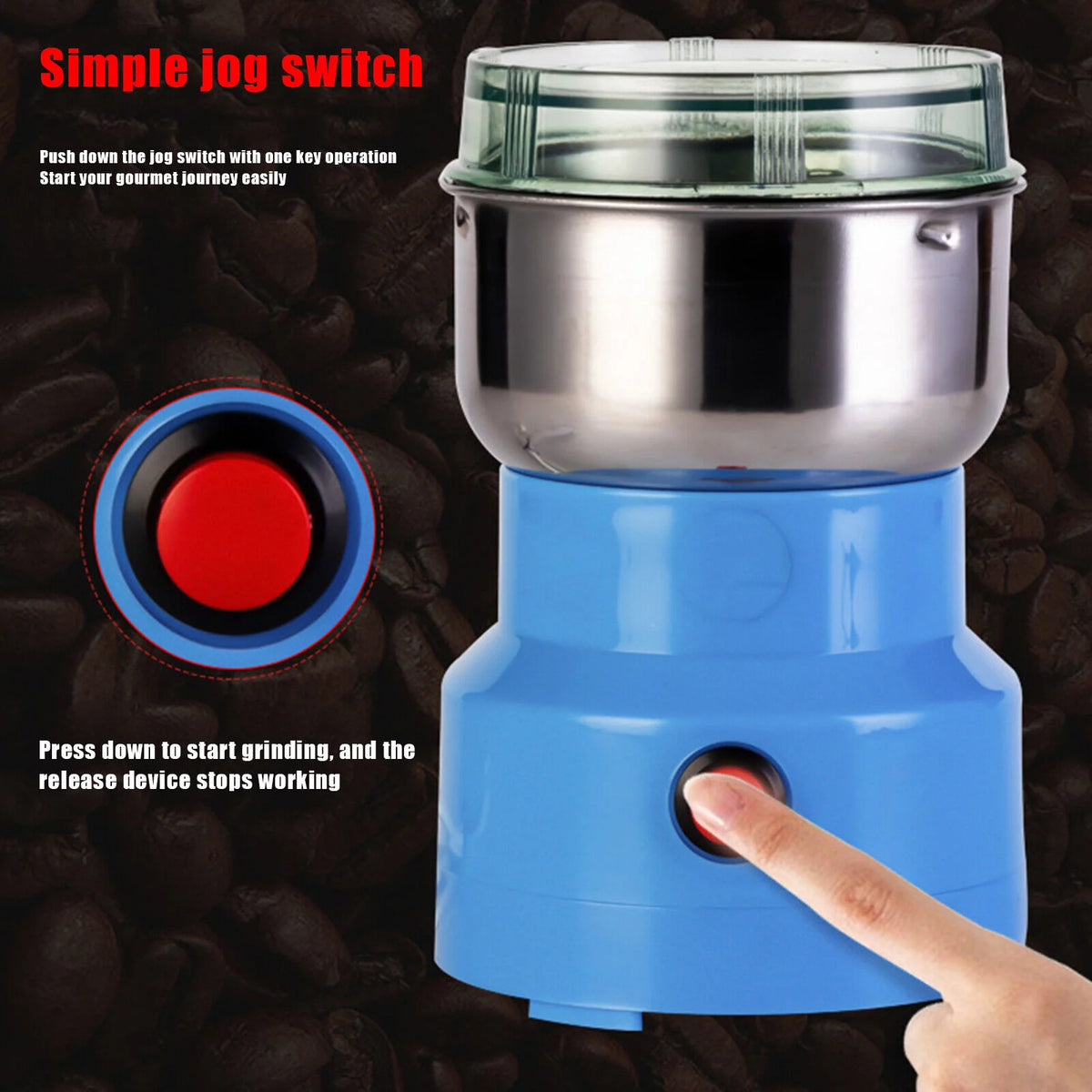 Electric Grain Grinder Cereal Mill Flour Machine Z3429