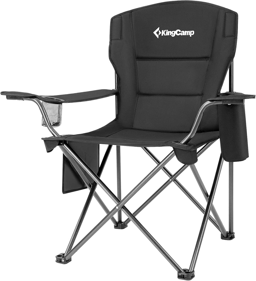 2 Pack Heavy Duty Oversized Folding Camping Chairs Y69072