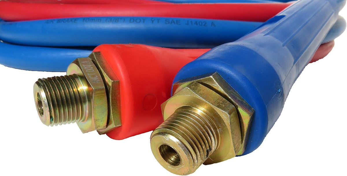 15' Heavy Duty Air Line Hose Assembly Pack of 2 W7254