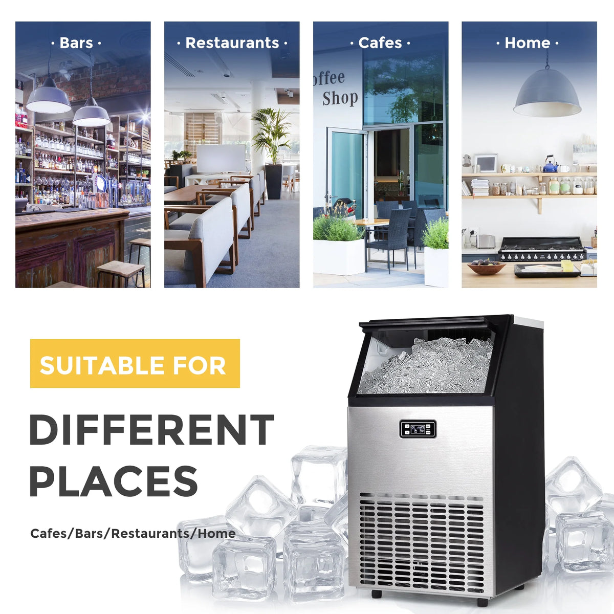 Commercial Stainless Steel Ice Maker Machine Z844441