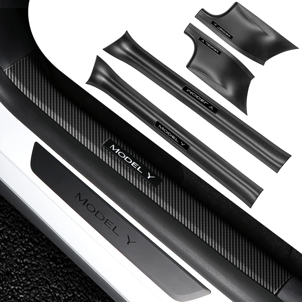 Carbon Fiber Door Sill Protector Set of 4 W532689