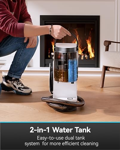 Portable Carpet Cleaner with Steam, 18Kpa Suction S89365
