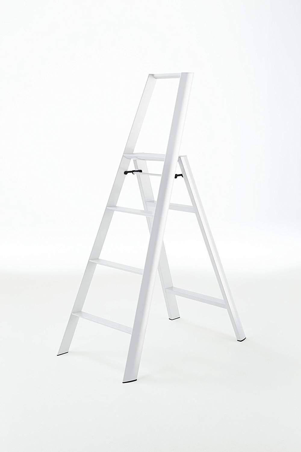 White 4 Step Ladder H4608