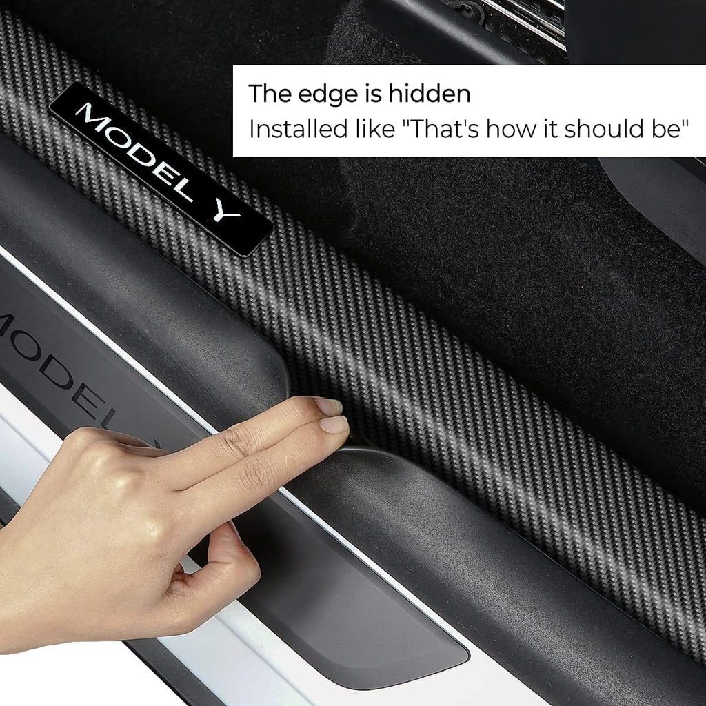 Carbon Fiber Door Sill Protector Set of 4 W532689