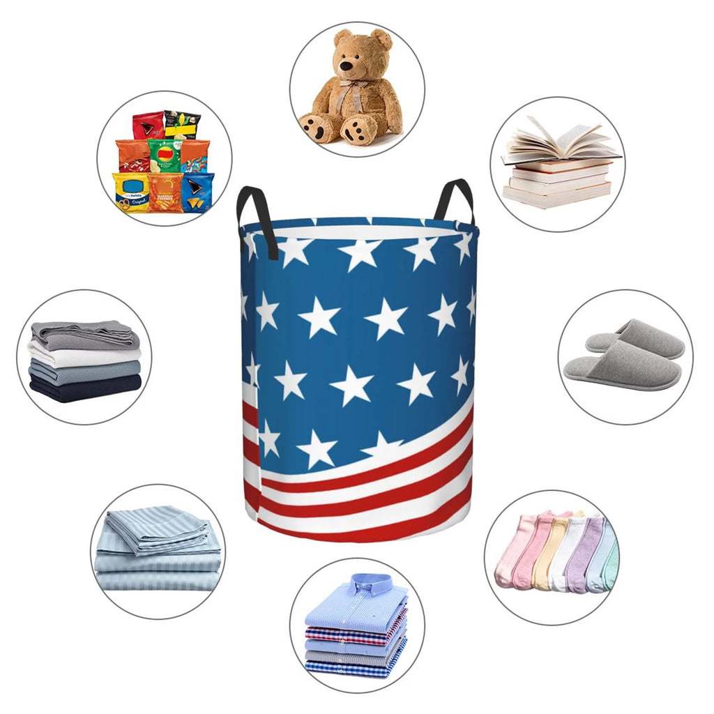 Waterproof Collapsible Large Laundry Basket with Handles M1836