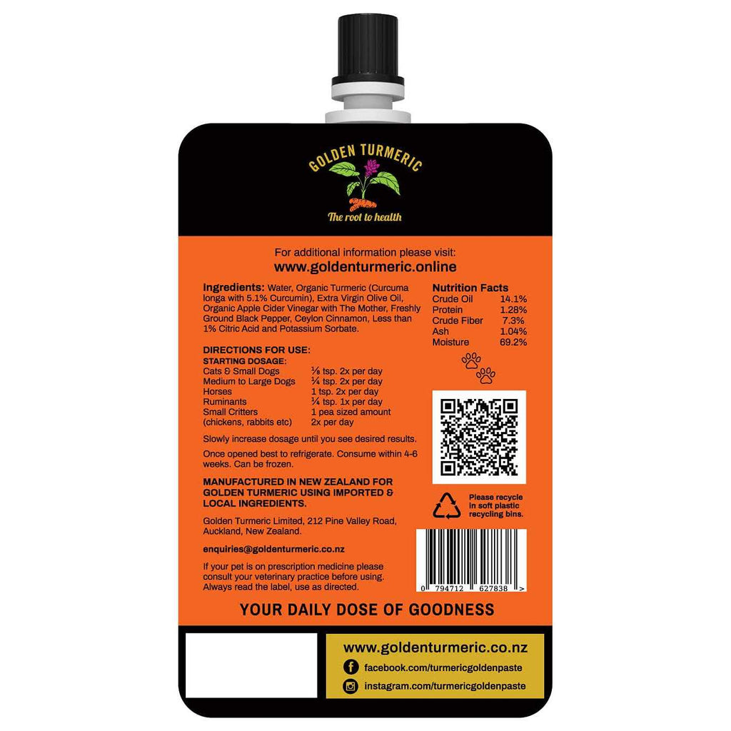 Turmeric Golden Paste for Pets 7 OZ W952