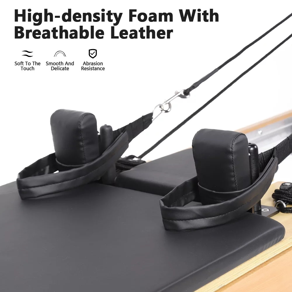 Pilates Reformer with Reformer Box, Cardio Rebounder, Padded Jump Board V25222