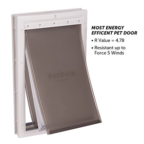 Extreme Weather Energy Efficient Pet Door for Large Dogs Up to 100 lb Z40148