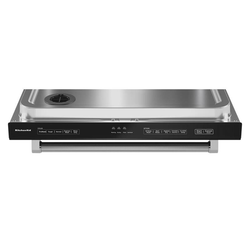 Black Built-In Dishwasher with Stainless Steel Tub W812