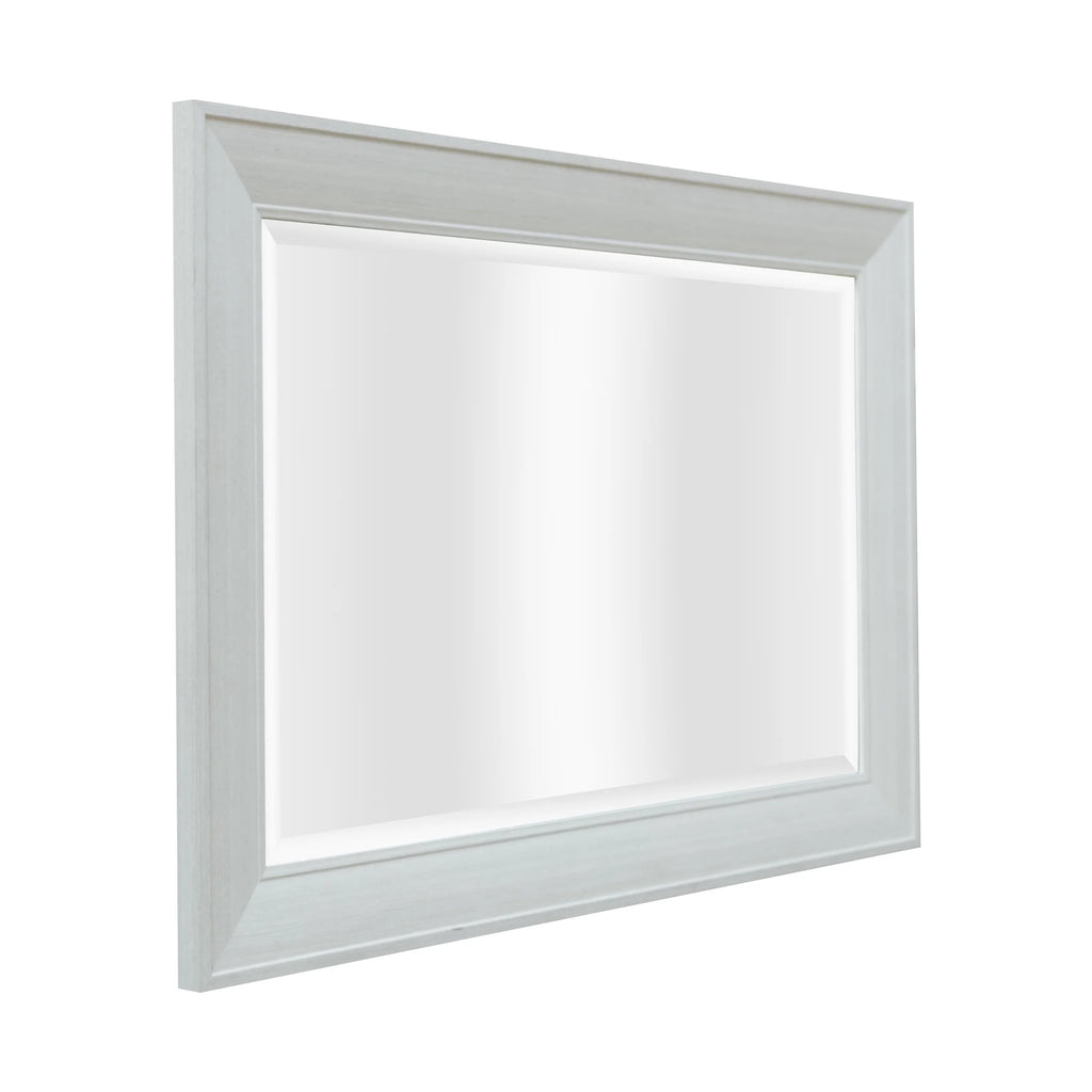 Grey Rectangle MDF Wall Mirror T4489