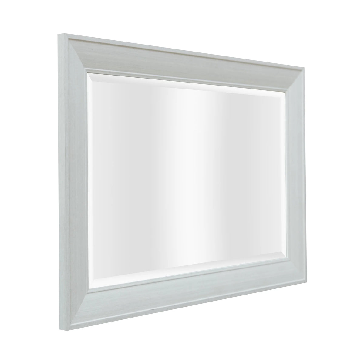 Grey Rectangle MDF Wall Mirror T4489