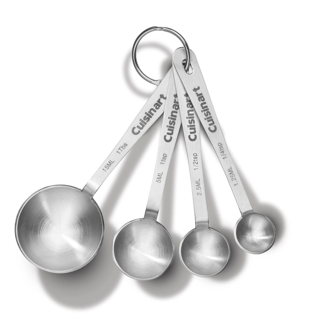 White Stand Mixer with Stainless Steel Measuring Cups and Spoons Q4252