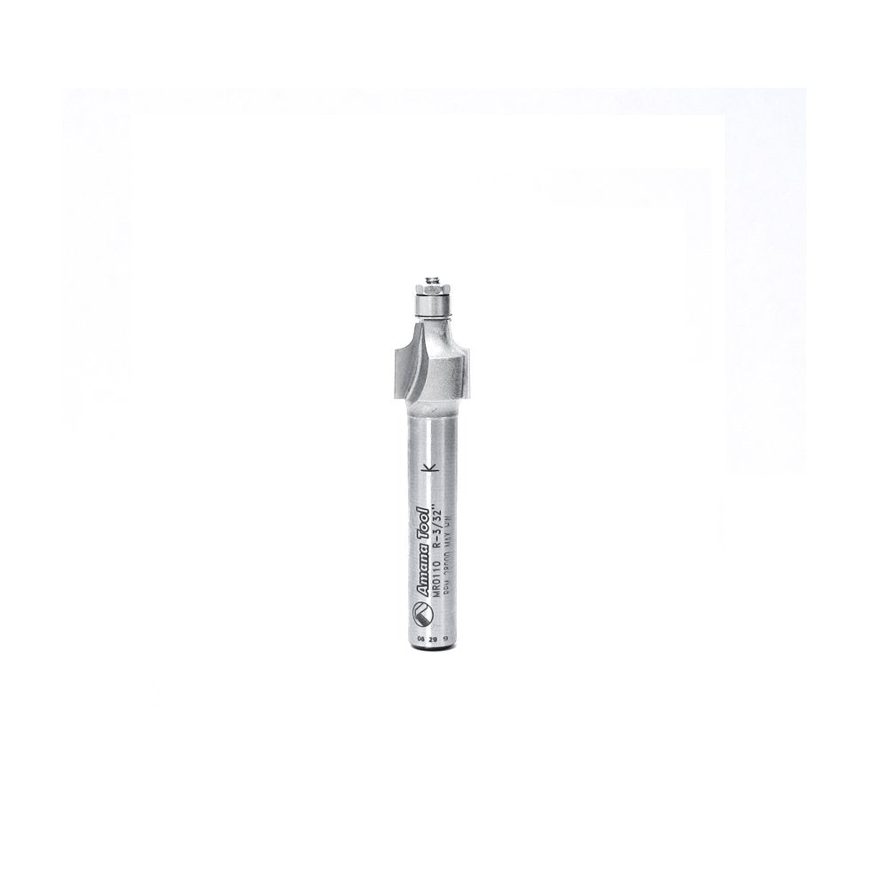Carbide Tipped 4 Flute Corner Rounding/Beading 1/2 Radius x 1-5/8 Dia Pack of 2 E23224