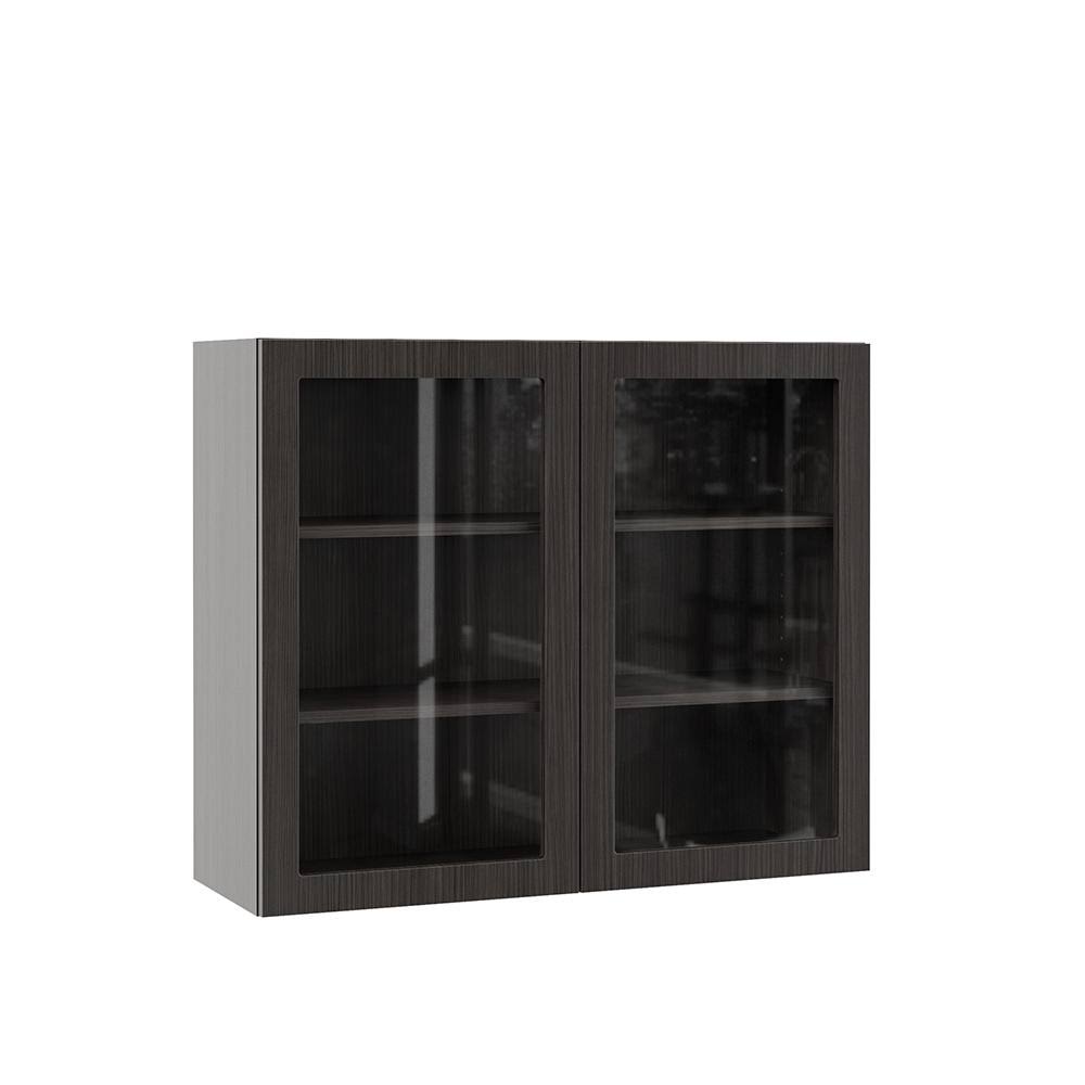 36x30x12 in. Wall Kitchen Cabinet with Glass Doors J221