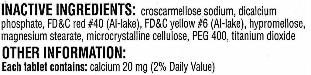 100 Tablets Ferrous Sulfate Iron 325 mg Q4525