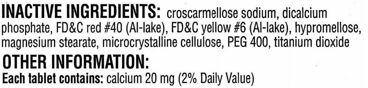 100 Tablets Ferrous Sulfate Iron 325 mg Q4525