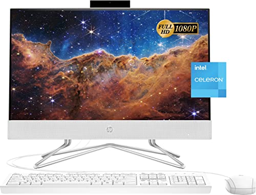 White 21.5" FHD All-in-One Desktop, 8GB RAM, 256GB PCIe SSD S6852