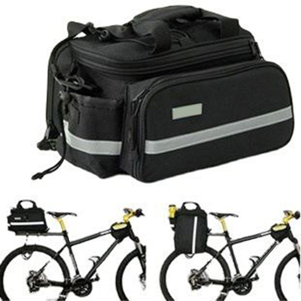 Bicycle Rear Rack Trunk Storage Bag with Reflective Strap J147