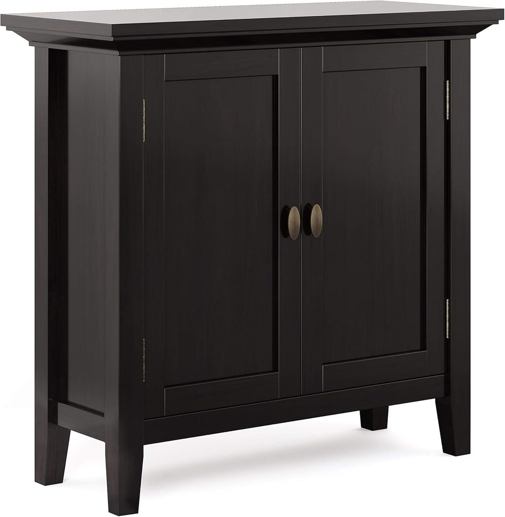 Distressed Grey Solid Wood Low Storage Cabinet Y99139