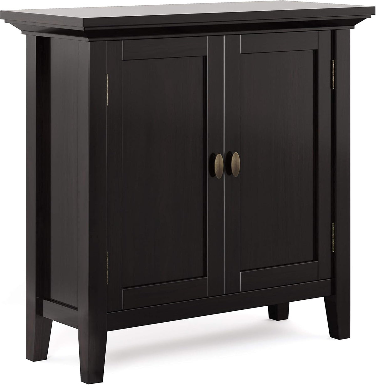Distressed Grey Solid Wood Low Storage Cabinet Y99139