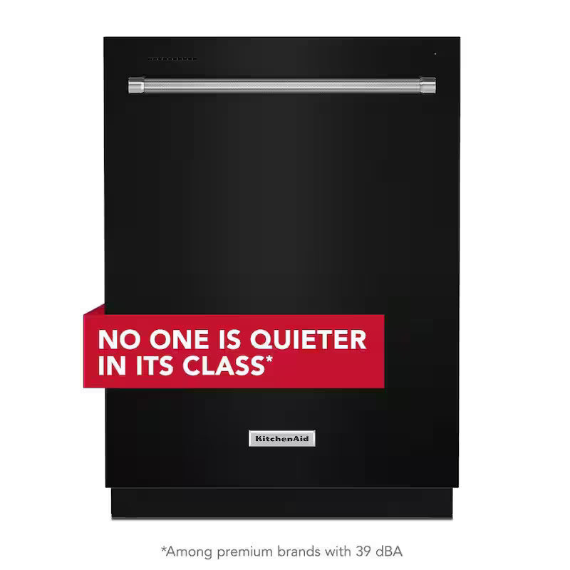 Black Built-In Dishwasher with Stainless Steel Tub W812