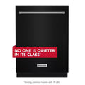 Black Built-In Dishwasher with Stainless Steel Tub W812