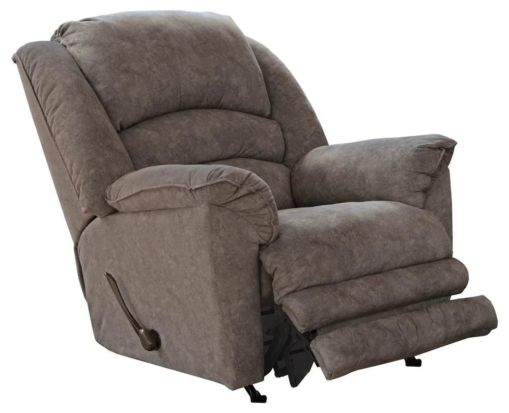 Steel Chaise Rocker Recliner with Ottoman D644