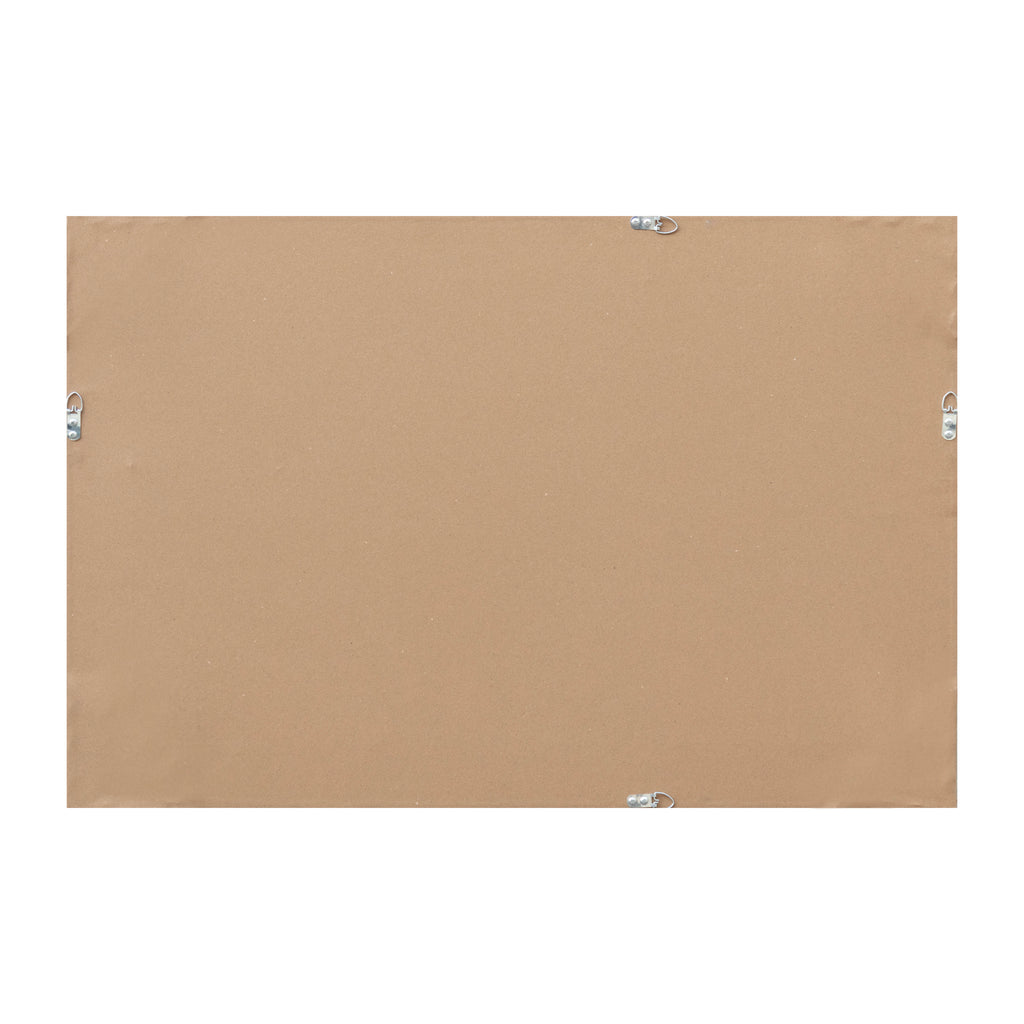 Grey Rectangle MDF Wall Mirror T4489
