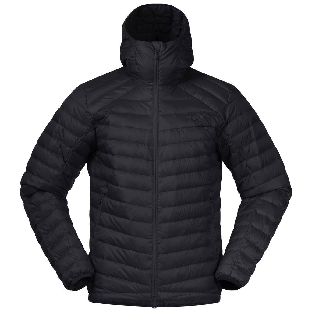 Black Down Jacket with Hood L963782