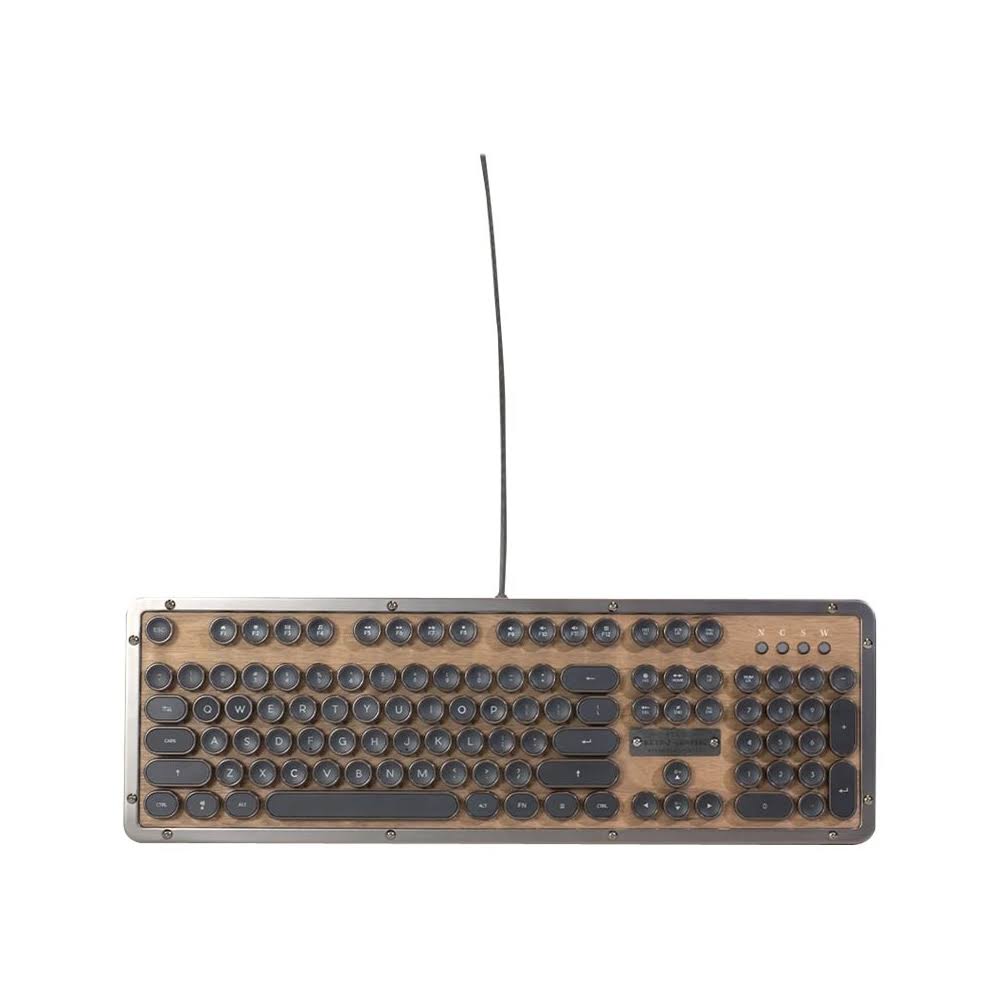 Retro USB Backlit Mechanical Keyboard H45309