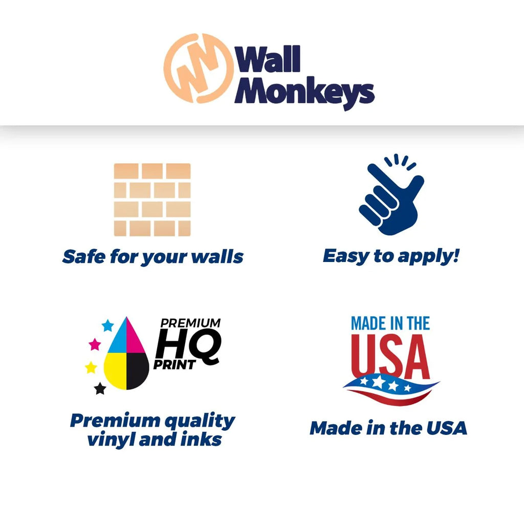 24 in W x 16 in Wall Mural Decal Sticker T812