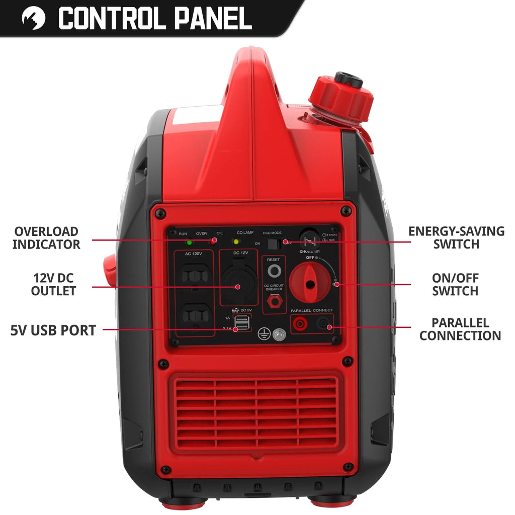 2500W Portable Inverter Gas Generator U414048