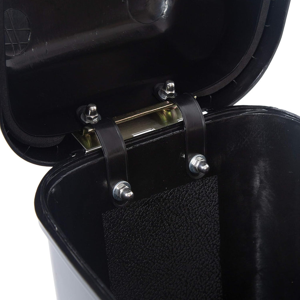 Hard Motorcycle Saddlebags with Mounting Kit Black Z158