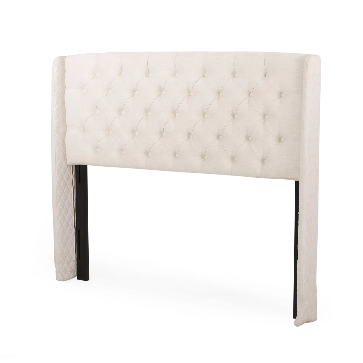 Full/Queen Tufted Wingback Fabric Headboard L296019