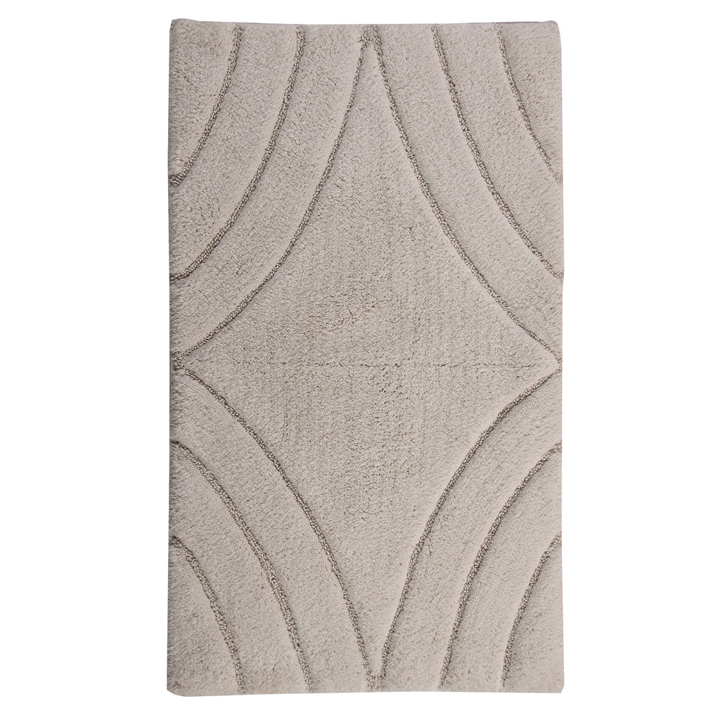 Ivory 17 x 24 Non Skid Bath Rug H35548