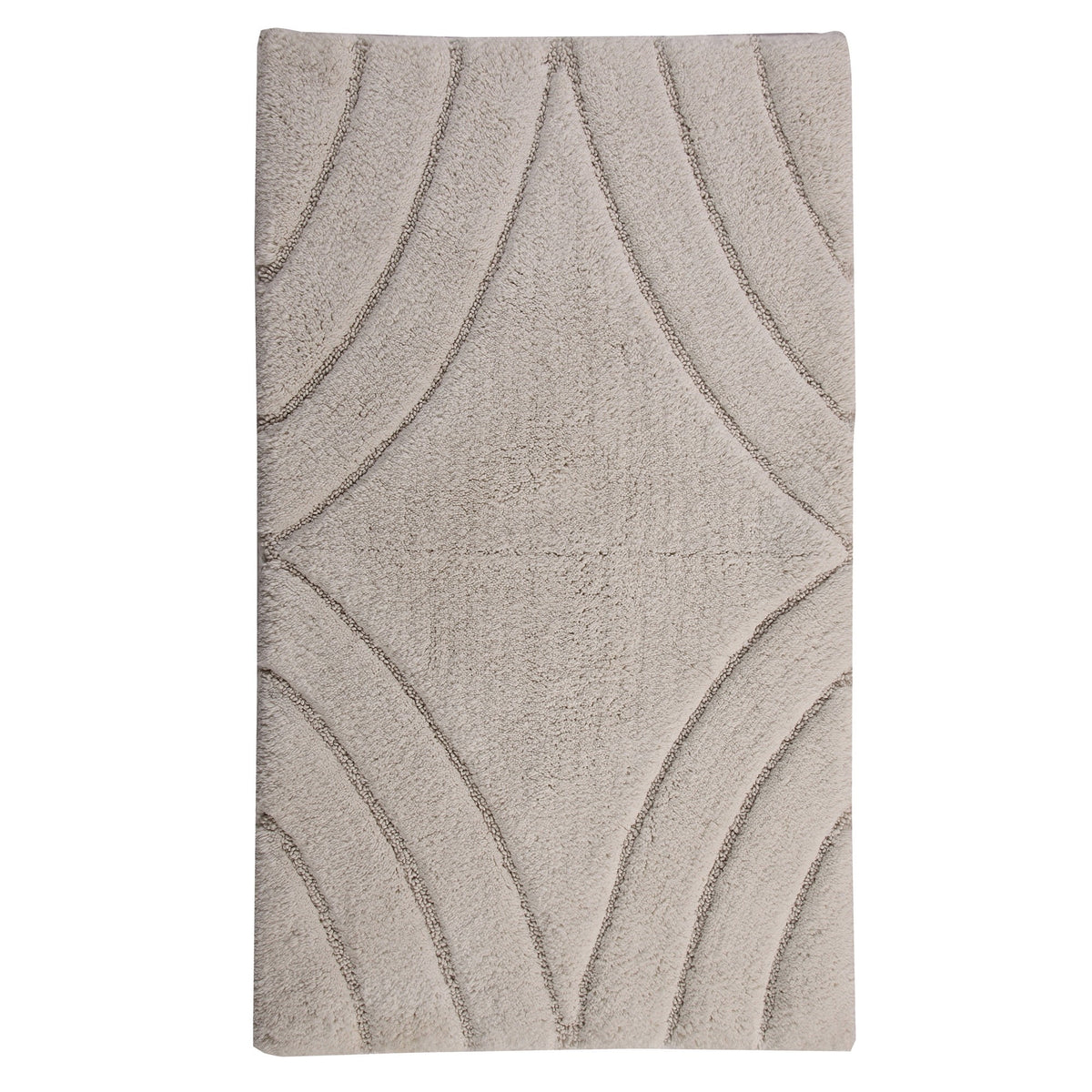 Ivory 17 x 24 Non Skid Bath Rug H35548