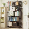 Solid Wood Etagere Bookcase 5 Shelves B582