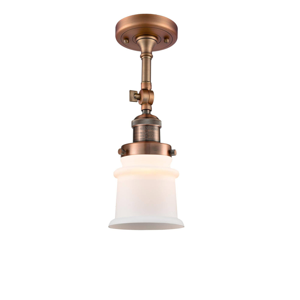 Small Canton 1 Light Semi-Flush Mount LED P40557